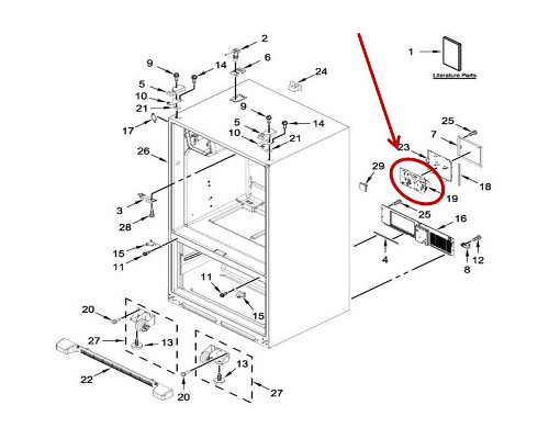 Whirlpool Part# W11043763 Electronic Control Board (OEM)