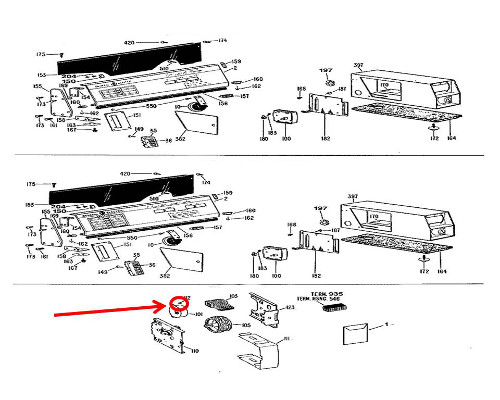 GE Part# WE2X280D Screw (OEM) - GenuineReplacementParts.com